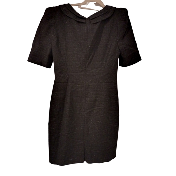 Cue Vintage black Silver Lurex mini dress in size 14 - Picture 5 of 11